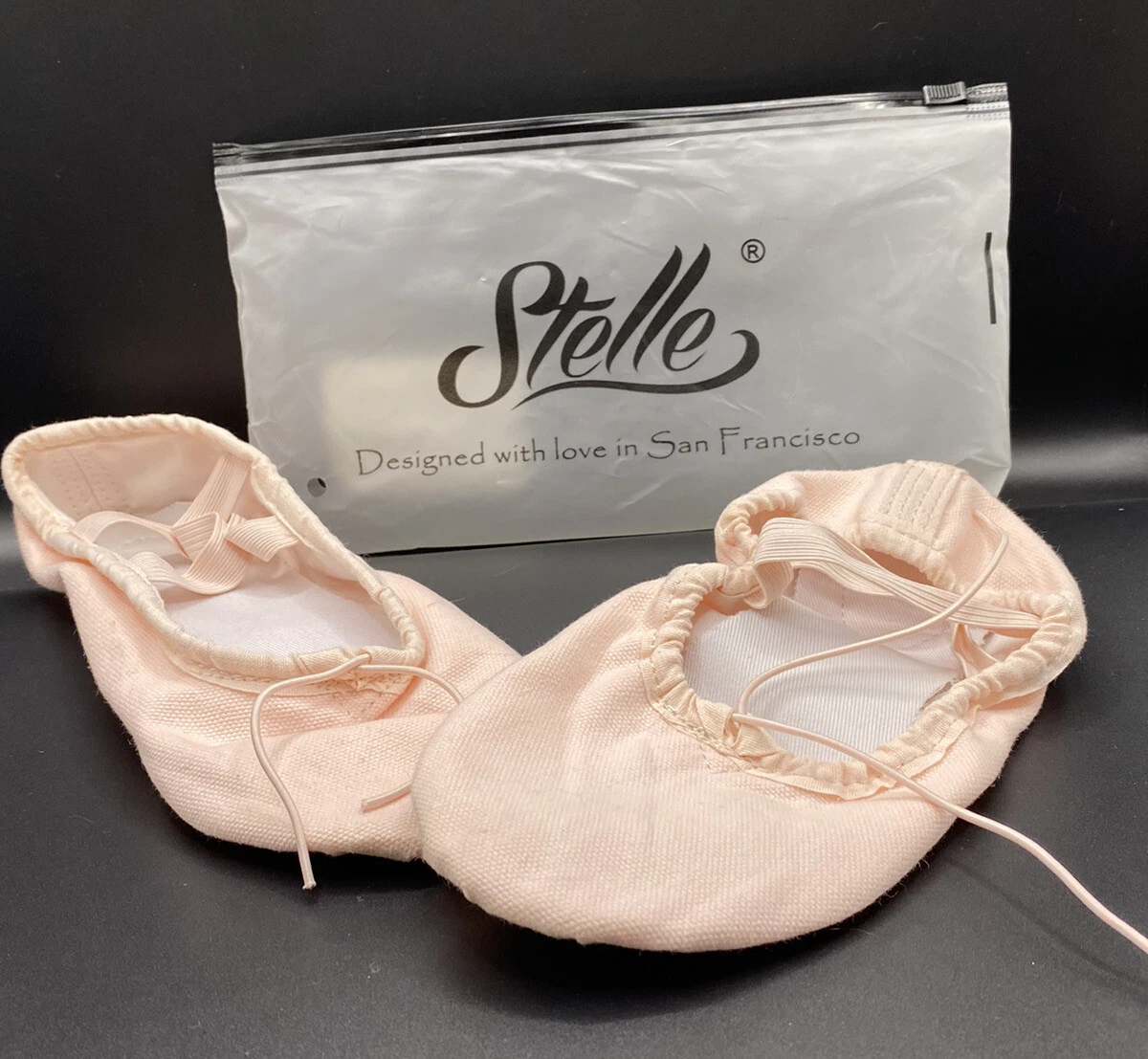 STELLE Girls Canvas Ballet Slipper Ballet Shoe Yoga Dance Ballet