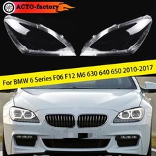 For BMW 6 Series M6 F06 F12 F13 M6 640i 650i 2010-2017 Headlamp Shell Lens Cover