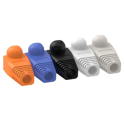 50 Stück Knickschutz Für RJ45 Stecker Crimpstecker Cat6 Cat5E Cat5