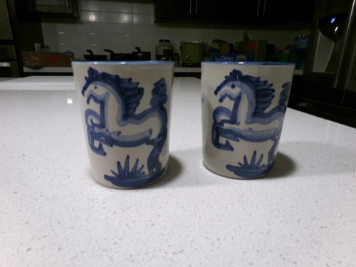 M.A. HADLEY HORSE KENTUCY LOT OF 2 MUGS OR CUPS