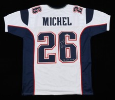 Sony Michel Signed Patriots Jersey Inscribed 