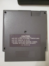 Raid on Bungeling Bay Nintendo NES 5 Screw Cartridge and Manual Tested CLEAN