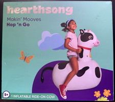 Hearthsong makin' moves hop' n go 1 inflatable ride-on cow - New In Box