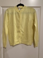 NWT Vintage 1970  s Pandora Women's Yellow Cardigan - Size Small