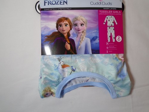 NWT Toddler Girls Cuddl Duds Thermal Warm Layers 2-Piece Set fabrics & prints - 第 2/43 張圖片