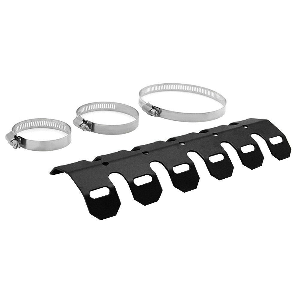 Motorcycle Exhaust Muffler Pipe Heat Shield Heel Guard Protector (Black