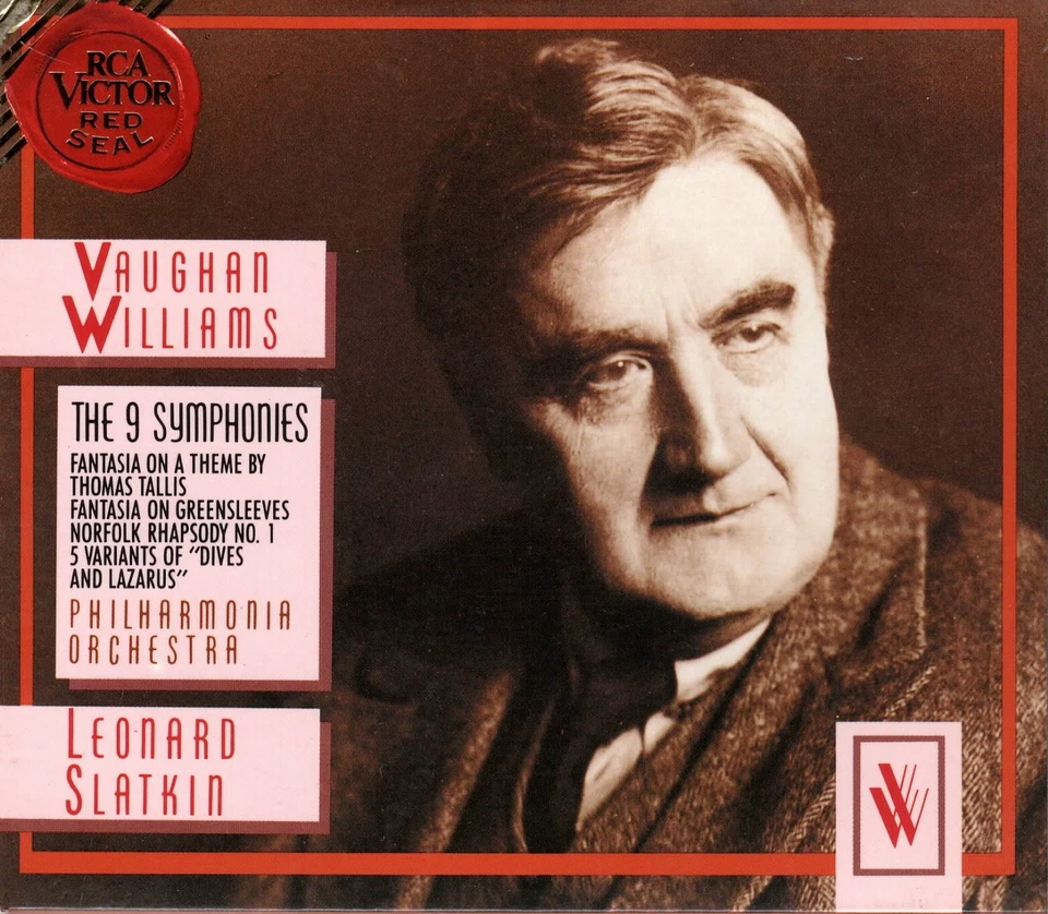 6 CD-Box Vaughan Williams THE 9 SYMPHONIES Leonard Slatkin | excellent (C7609) - Bild 2 von 4