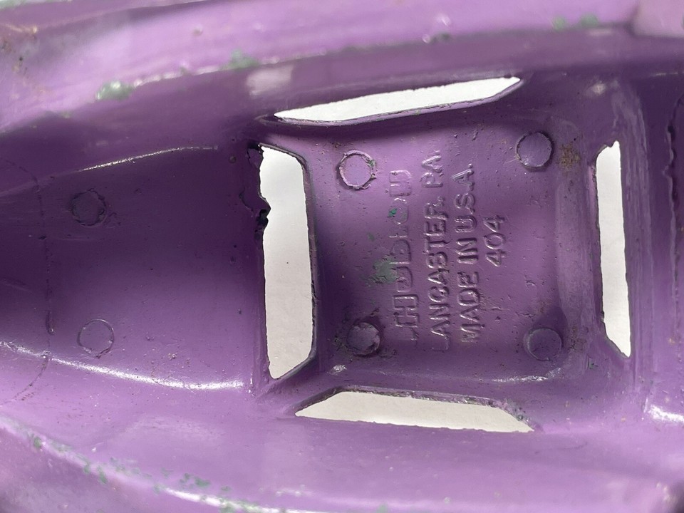 Vintage Hubley Metal Toy Car 1934 Ford Coupe Purple 404 Lancaster PA