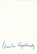 Mischa Spoliansky Composer Autogramm signed 10x15 cm Karteikarte 