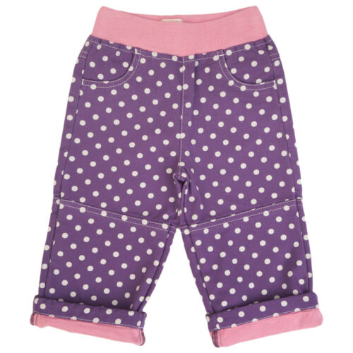 BNWT Kite Kids Baby Girls Purple Spotty Trousers Organic Cotton | eBay