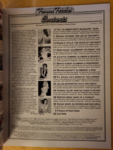 Femme Fatales 1992 CFQ Media, Many available, Pick yours. Excellent condition! - Picture 561 of 698