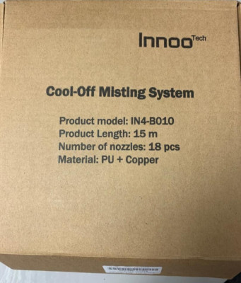 NEW INNOO TECH COOL-OFF MISTING SYSTEM 12 NOZZLES 12m IN4-B011