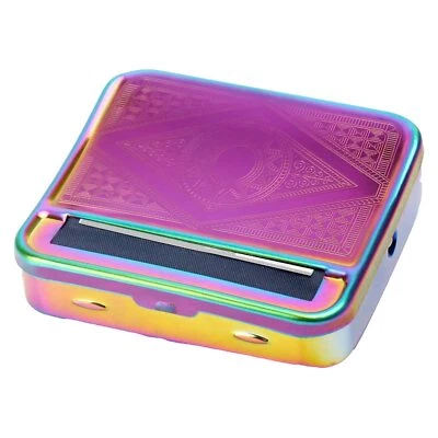KAV Automatic Cigarette Rolling Machine Baccy Portable Metal Tin Box for Tobacco