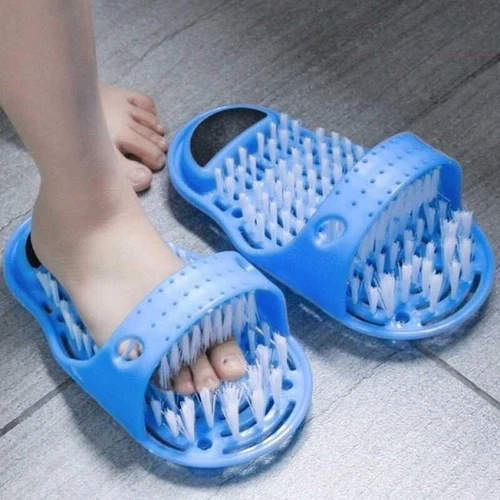 Foot Scrubber Brush Feet Massager Slipper Cleaner Wash Bath Shower Scrub Plastic - Picture 11 of 15