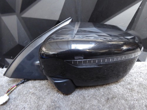 NISSAN QASHQAI J11 2014 WING MIRROR POWER FOLD FRONT LEFT PASSENGER SIDE BLACK - Picture 5 of 13