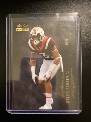 2021 Wild Card Matte Black #MBC16 Caleb Farley Titans