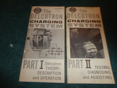 1962 CHEVROLET CAR / TRUCK ALTERNATOR SHOP MANUAL SET / ORIG SERVICE BOOKLETS 