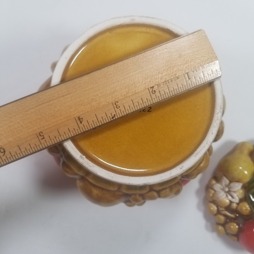 Vintage Ardco Fine Quality Dallas Harvest Fruit Canister Cookie Biscuit Jar - Picture 13 of 14