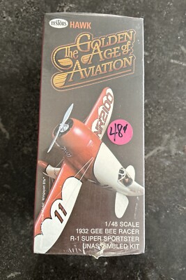 Testors 1/48 1932 Gee Bee Racer R-1 model kit#913 FACTORY SEALED NIB NEW VINTAGE