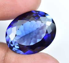 29.75 Ct Natural Blue Ceylon Sapphire AGL Certified Oval Cut Flawless Gemstone