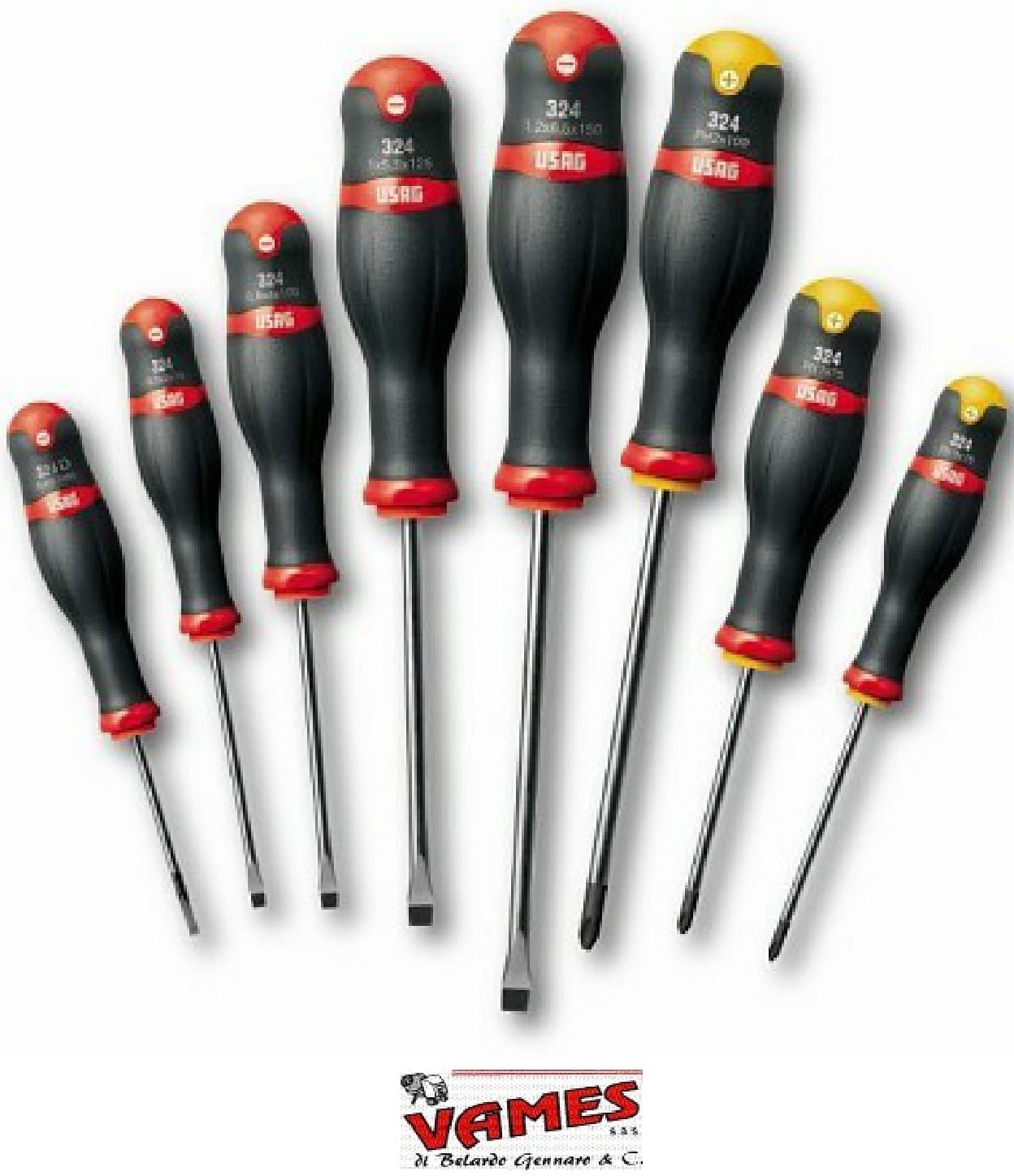 GIRAVITI SET 8 GIRAVITI CACCIAVITI  USAG 324 SH8