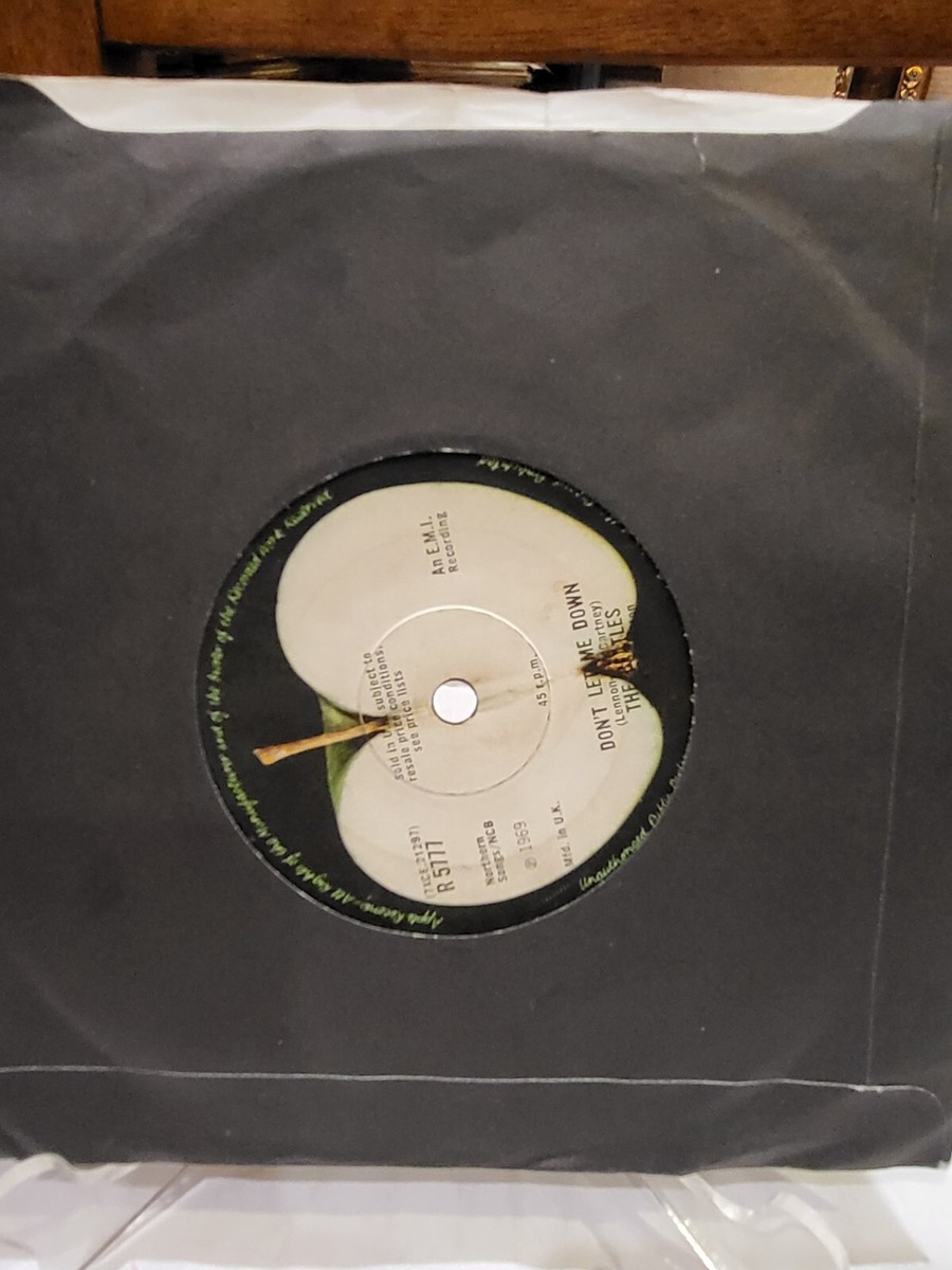 Beatles Get Back/Don't Let Me Down UK Apple R5777 Matrix Error VG+