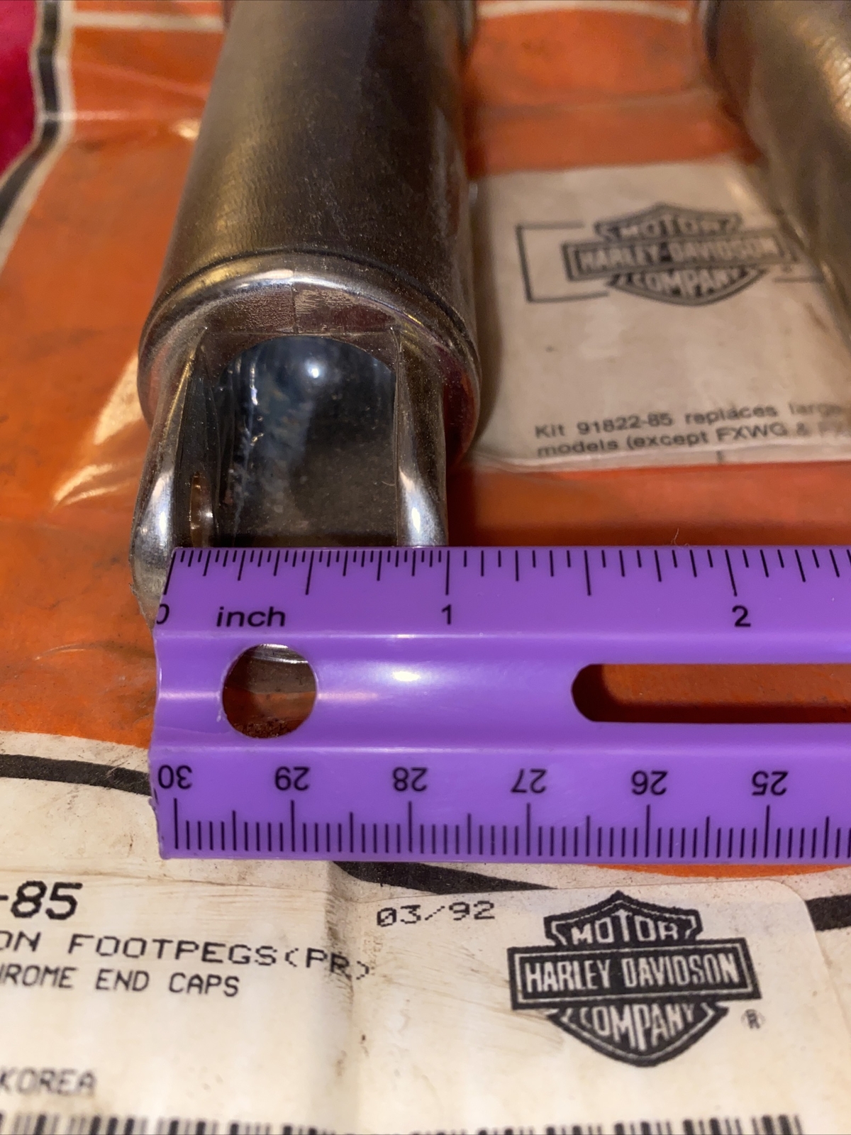 harley female clevis genuine foot pegs shovelhead ironhead panhead