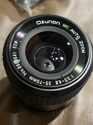 Ozunon Camera Lens MC Auto Zoom 3.5-4.8 35-70MM EUC Japan Made For