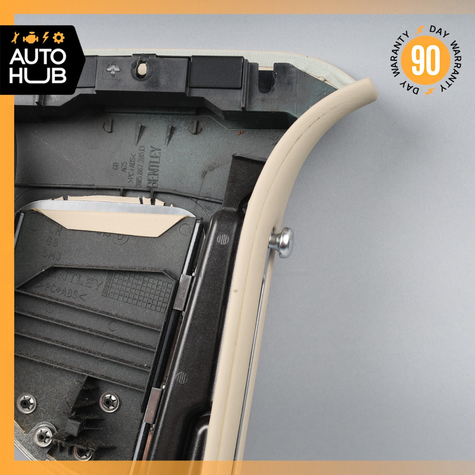 Bentley Continental Flying Spur Left Side Upper B-Pillar Cover Trim OEM 80k