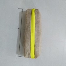 NEW Pencil Makeup Bag Handmade Case Pouch School Zipper Girl Student Sack Cloth