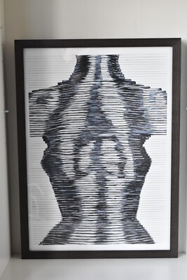 Framed V&A Print Inspired by Shaun Leane's Coiled Corset for Alexander McQueenk