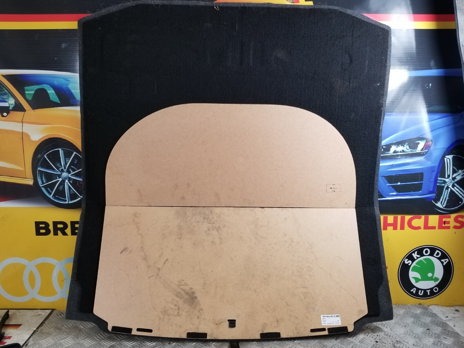 2020 SKODA OCTAVIA BOOT FLOOR CARPET MAT LINER 5E5863463 eBay