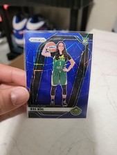 Nika Muhl Rookie Card 2024 Panini Prizm WNBA Blue Velocity image Variation-#146