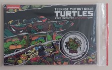 Tuvalu Teenage Mutant Ninja Turtles 40 Jahre 2024 Silber 1oz coloriert Coincard
