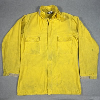 Western Shelter Systems Wildland Firefighter Shirt Jacket Mens M Yellow Fireman
