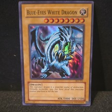 Yu-Gi-Oh! Blue-Eyes White Dragon SKE-001 Super Rare Holo Kaiba Evolution