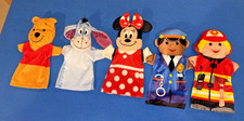 Melissa  Doug Cloth Hand Puppets Walt Disney Minnie Mouse, Pooh, Eeyore