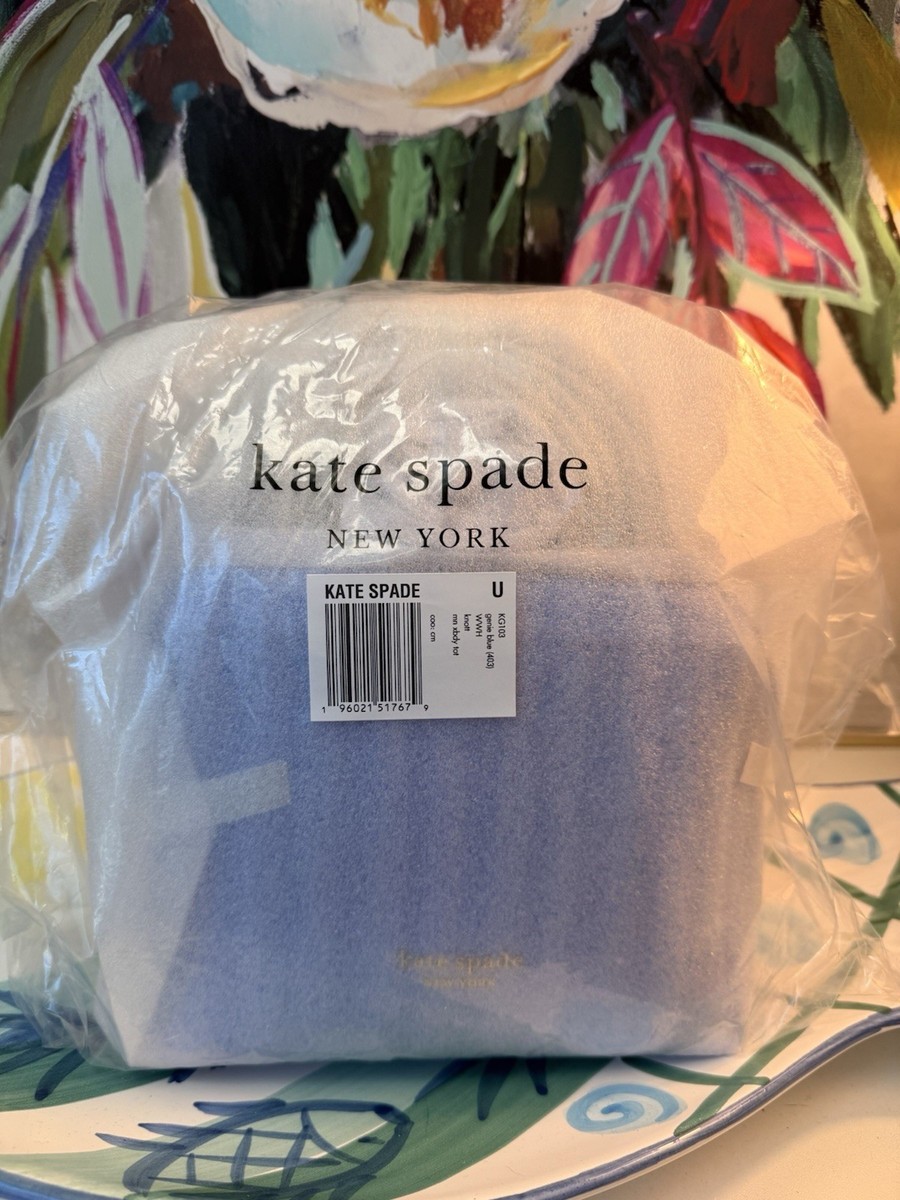 🐳🫐kate spade boutique bag Knott MINI Crossbody Tote Genie Blue
