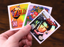 N64 Cartridge Replacement Labels - Holographic
