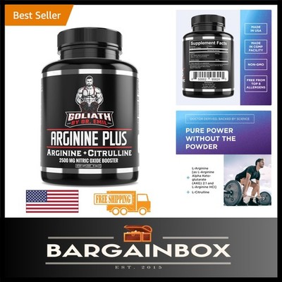 Dr. Emil's ARGININE Plus - 2500MG Nitric Oxide Booster Tablets for Heart Health