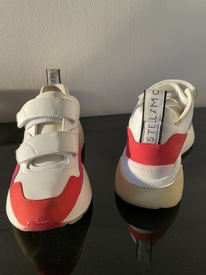 Stella Mc Cartney ECLYPSE Sneaker weiß-rot Gr.40 NEUWERTIG