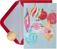 Papyrus Christmas Boxed Cards Set 14 Elegant Embossed Wreath Cards w/ Envelopes