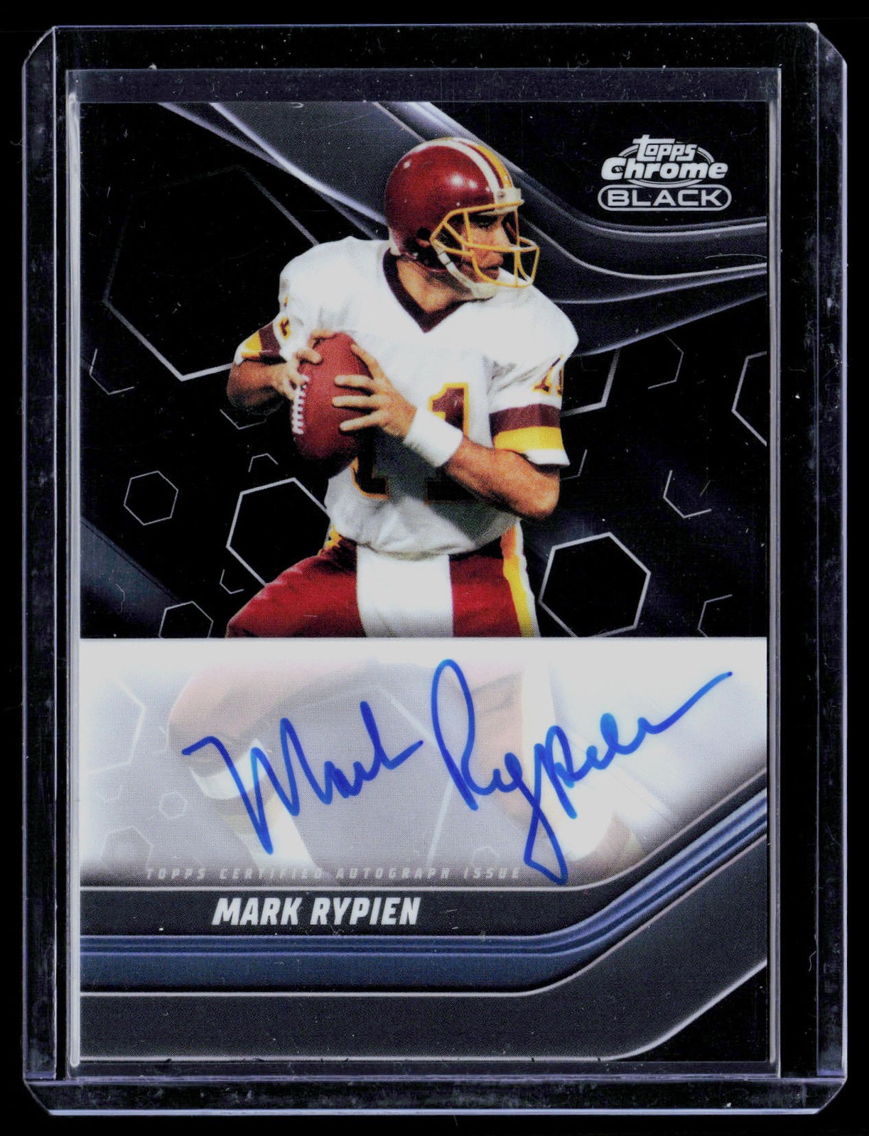 2023 Topps Composite #TCBA-MRY Mark Rypien Topps Chrome Black Autographs