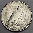1934 D Denver Mint Peace Silver Dollar $1 90% Silver Coin d671 — photo 2