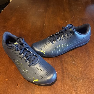 Size 10.5 - Puma Drift Cat 5 Ultra 2 Mix Peacoat Fluo Yellow 374279-03