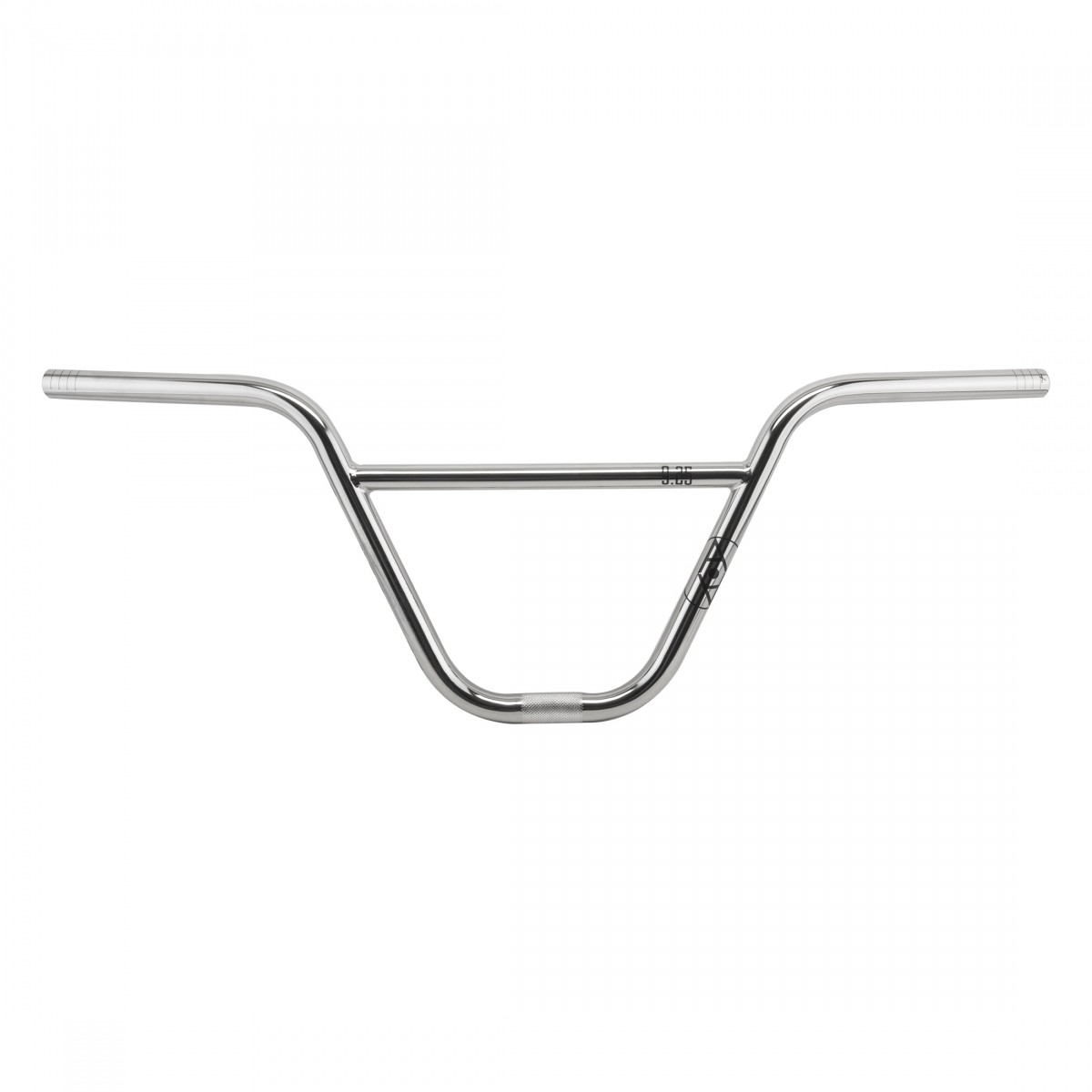 Руль Alienation 9s BMX 7/8 дюйма, высота 9,25 дюйма, никель-хромированная сталь, задняя часть на 11 дюймов