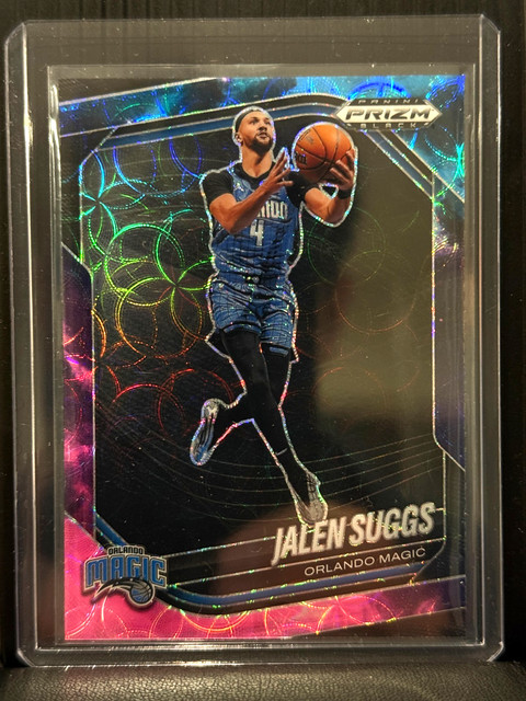 2024-25 Panini Prizm Black #23 Jalen Suggs NEBULA FOTL Prizm Magic 1 of 1 1/1