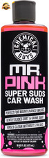 Pink Car Wash Soap 16 Oz Super Suds Foaming Ph Balanced Wax Safe Soap