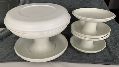 Tupperware  SERVE IT ALL Set  Snack Dip Kuchenständer; 2 Pos. zur Auswahl
