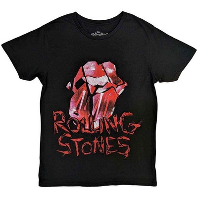 Rolling Stones Hackney Diamonds Cracked Tongue Official T-Shirt Mens